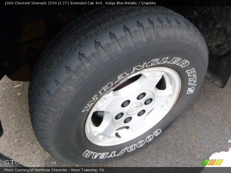 Indigo Blue Metallic / Graphite 1999 Chevrolet Silverado 1500 LS Z71 Extended Cab 4x4