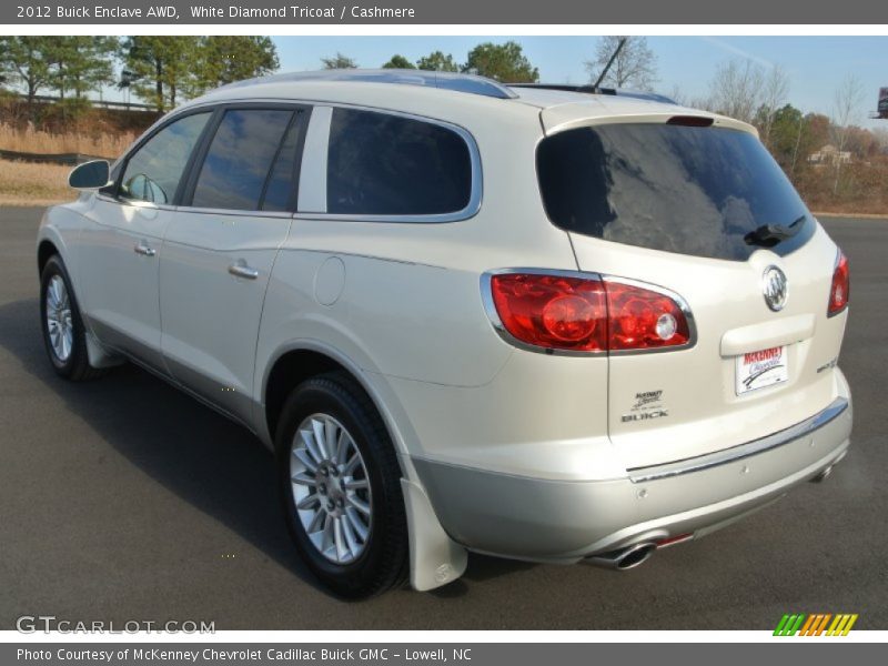 White Diamond Tricoat / Cashmere 2012 Buick Enclave AWD