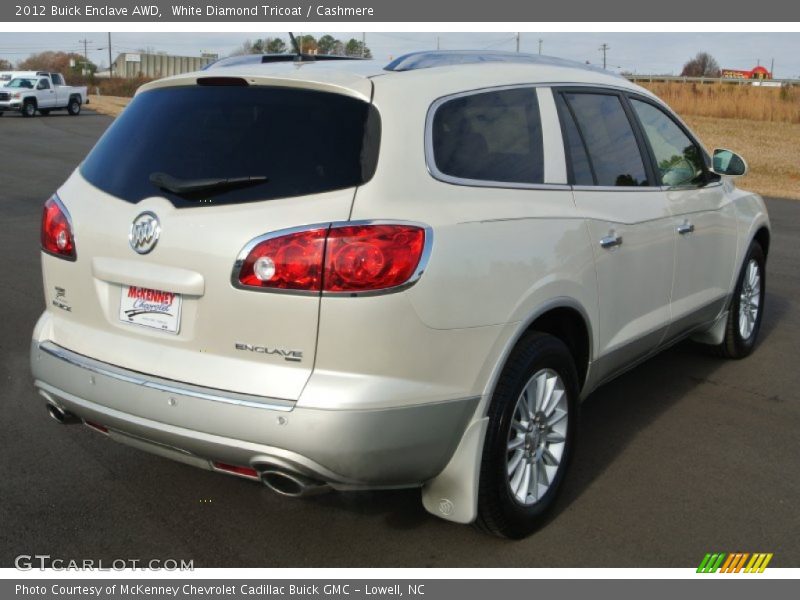White Diamond Tricoat / Cashmere 2012 Buick Enclave AWD