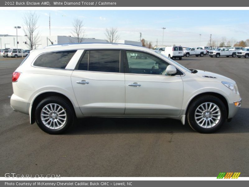 White Diamond Tricoat / Cashmere 2012 Buick Enclave AWD