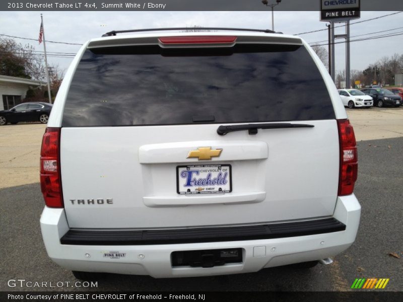 Summit White / Ebony 2013 Chevrolet Tahoe LT 4x4