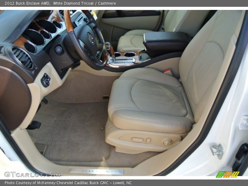 White Diamond Tricoat / Cashmere 2012 Buick Enclave AWD