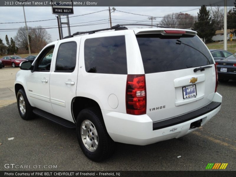 Summit White / Ebony 2013 Chevrolet Tahoe LT 4x4