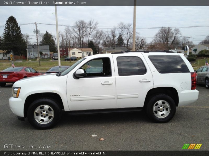 Summit White / Ebony 2013 Chevrolet Tahoe LT 4x4