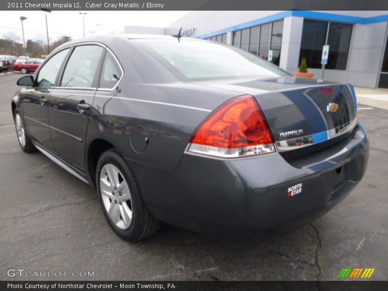 Cyber Gray Metallic / Ebony 2011 Chevrolet Impala LS