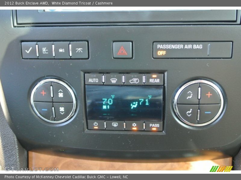 White Diamond Tricoat / Cashmere 2012 Buick Enclave AWD