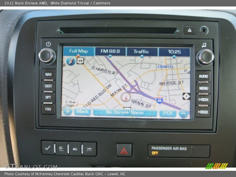 White Diamond Tricoat / Cashmere 2012 Buick Enclave AWD