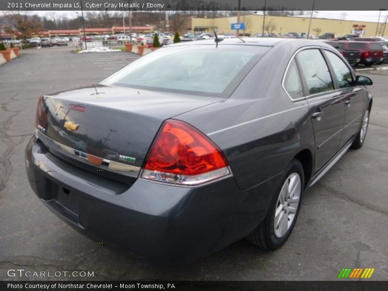 Cyber Gray Metallic / Ebony 2011 Chevrolet Impala LS