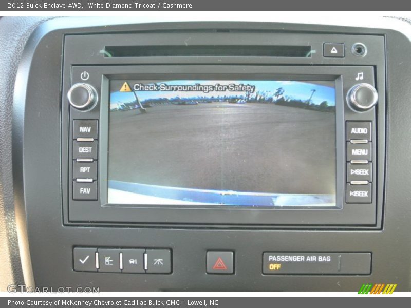 White Diamond Tricoat / Cashmere 2012 Buick Enclave AWD