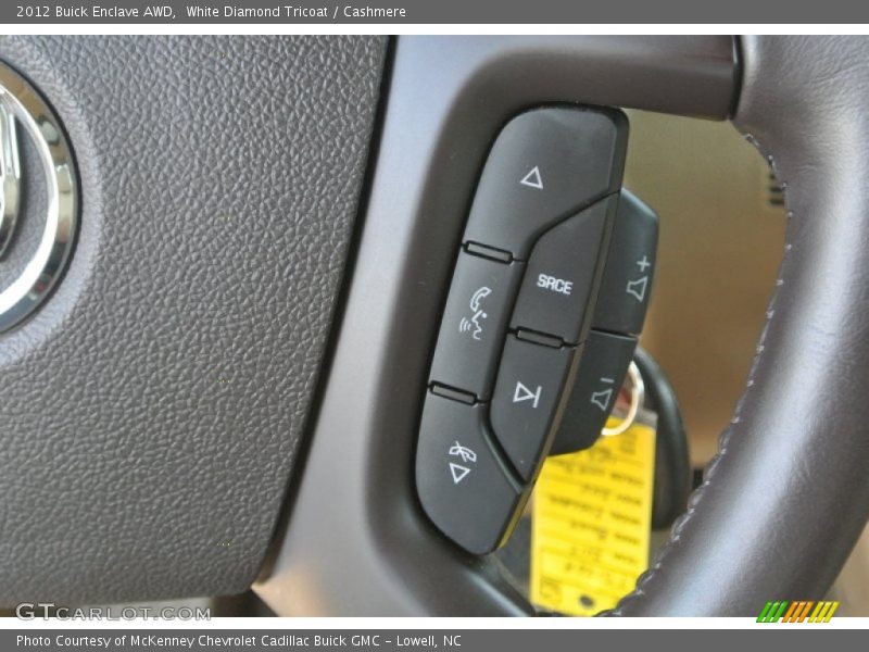White Diamond Tricoat / Cashmere 2012 Buick Enclave AWD