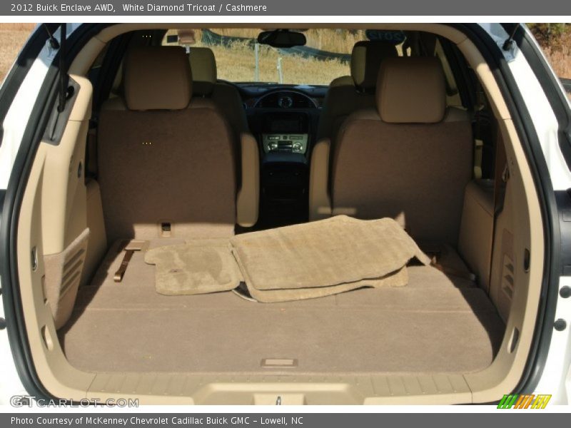 White Diamond Tricoat / Cashmere 2012 Buick Enclave AWD
