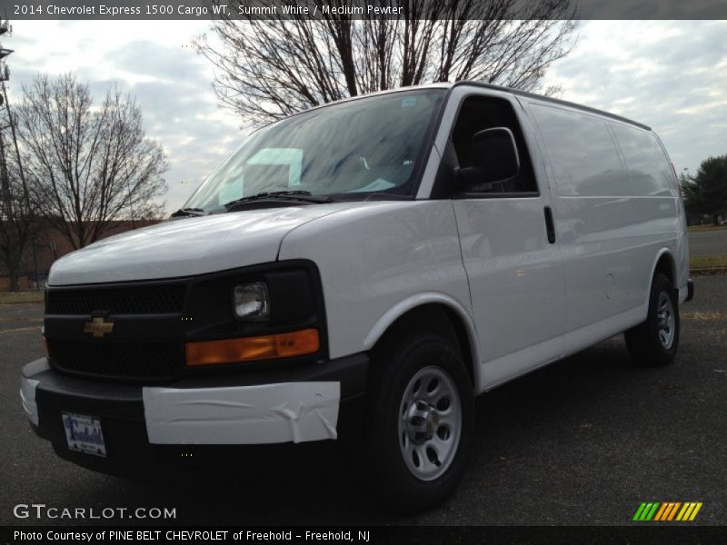 Summit White / Medium Pewter 2014 Chevrolet Express 1500 Cargo WT