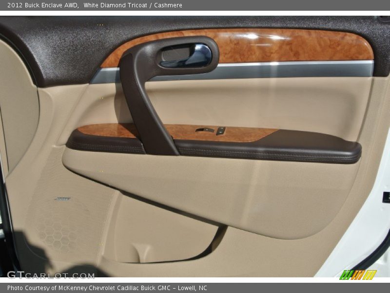 White Diamond Tricoat / Cashmere 2012 Buick Enclave AWD