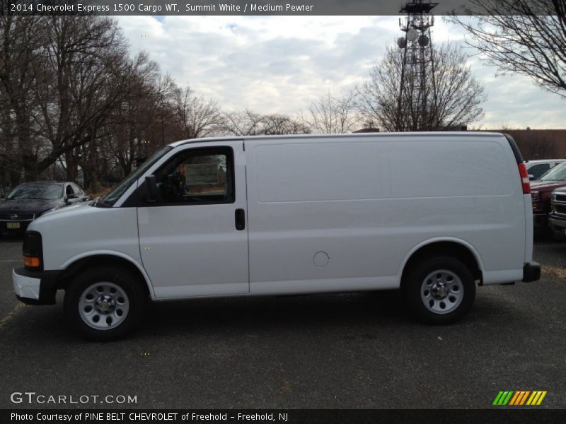 Summit White / Medium Pewter 2014 Chevrolet Express 1500 Cargo WT