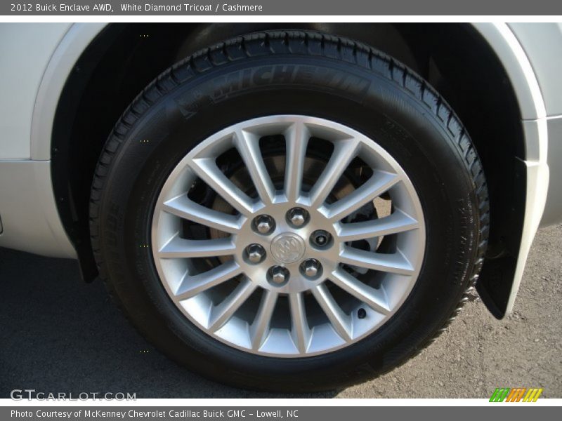 White Diamond Tricoat / Cashmere 2012 Buick Enclave AWD