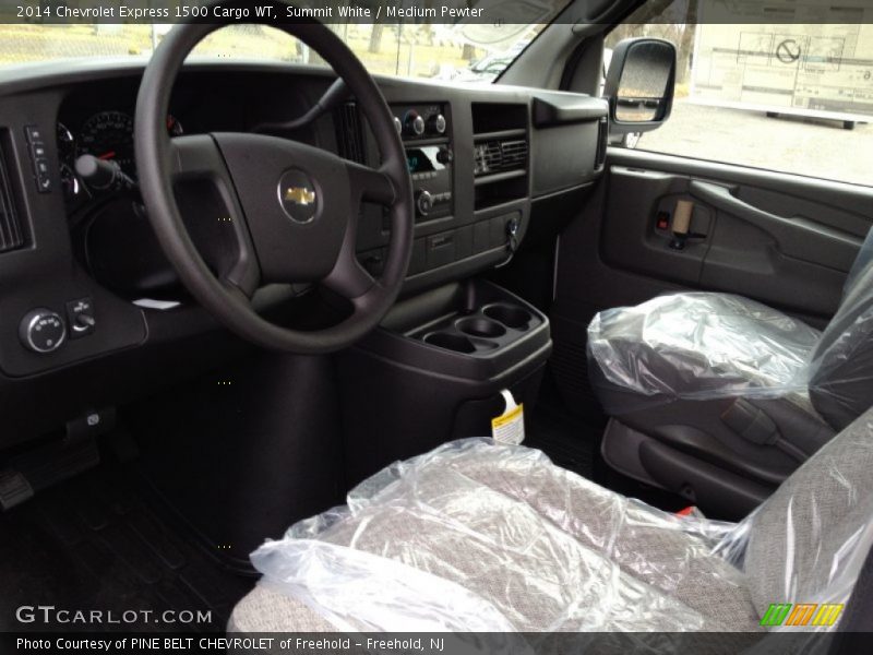 Summit White / Medium Pewter 2014 Chevrolet Express 1500 Cargo WT