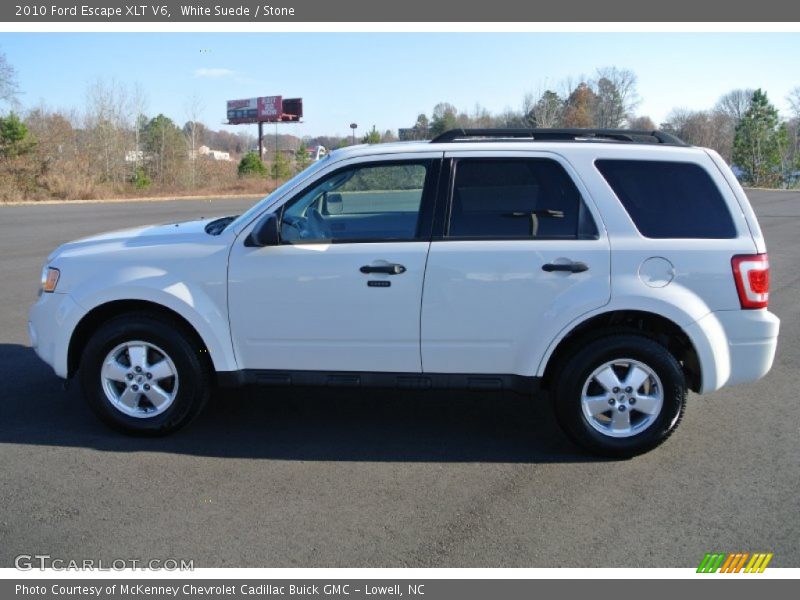 White Suede / Stone 2010 Ford Escape XLT V6