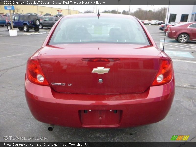 Crystal Red Tintcoat Metallic / Ebony 2010 Chevrolet Cobalt LT Sedan