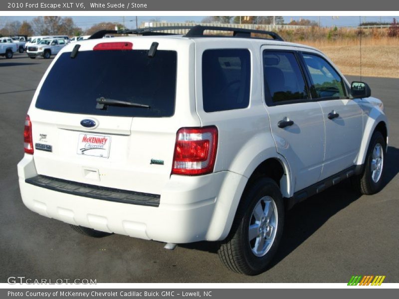 White Suede / Stone 2010 Ford Escape XLT V6