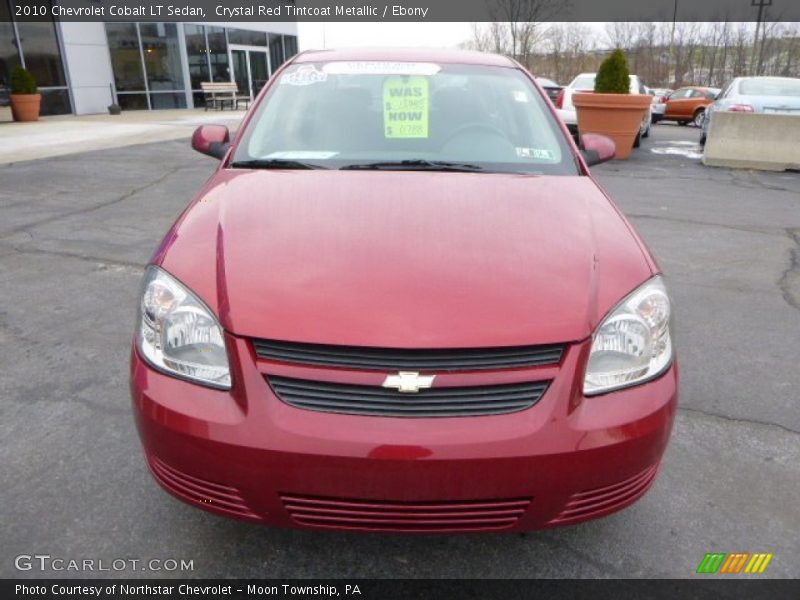 Crystal Red Tintcoat Metallic / Ebony 2010 Chevrolet Cobalt LT Sedan