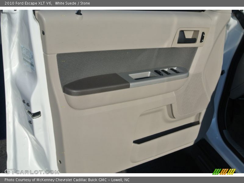 White Suede / Stone 2010 Ford Escape XLT V6