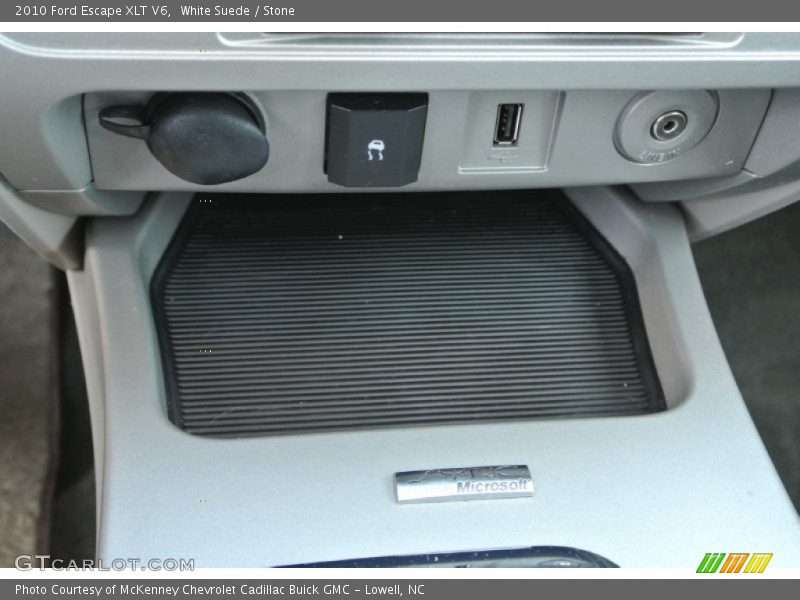 White Suede / Stone 2010 Ford Escape XLT V6