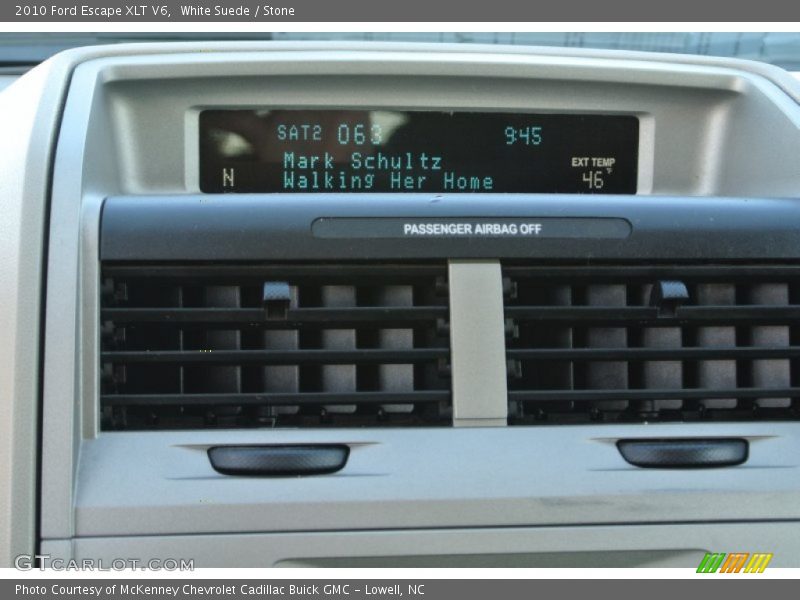 White Suede / Stone 2010 Ford Escape XLT V6