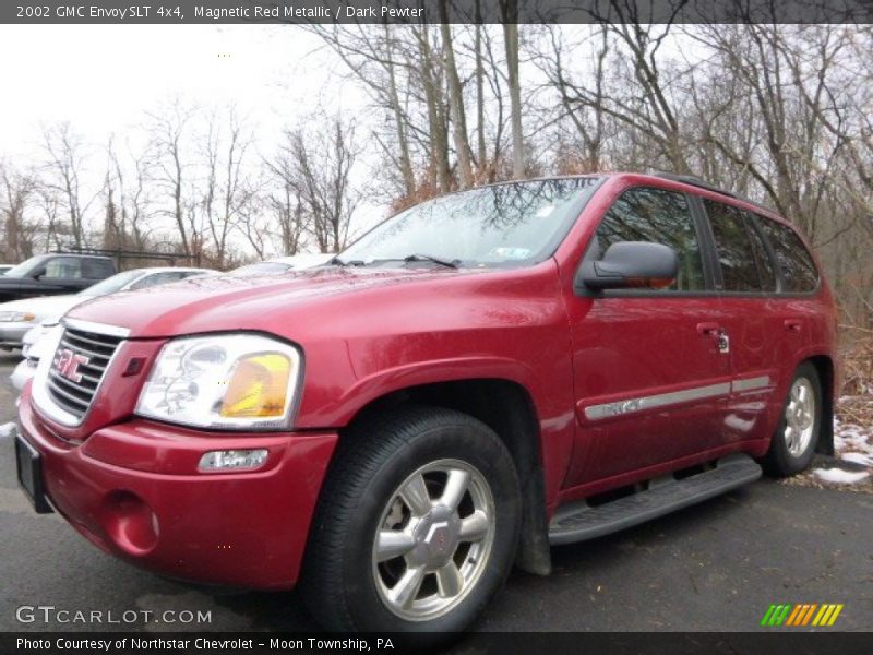 Magnetic Red Metallic / Dark Pewter 2002 GMC Envoy SLT 4x4