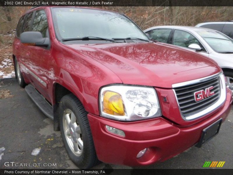 Magnetic Red Metallic / Dark Pewter 2002 GMC Envoy SLT 4x4