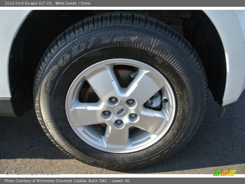 White Suede / Stone 2010 Ford Escape XLT V6