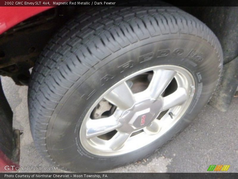 Magnetic Red Metallic / Dark Pewter 2002 GMC Envoy SLT 4x4