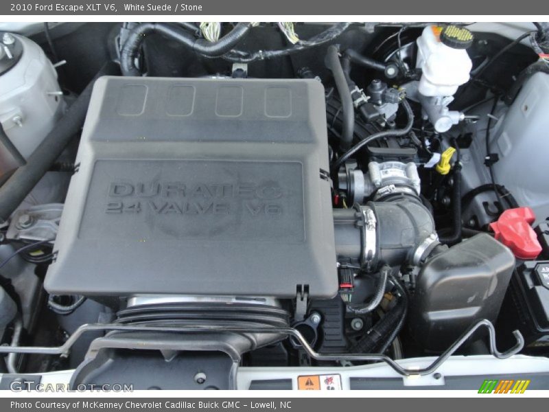 White Suede / Stone 2010 Ford Escape XLT V6