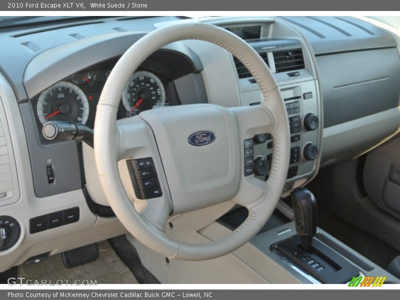 White Suede / Stone 2010 Ford Escape XLT V6
