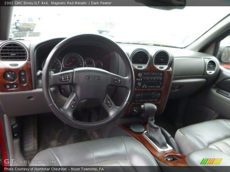 Magnetic Red Metallic / Dark Pewter 2002 GMC Envoy SLT 4x4