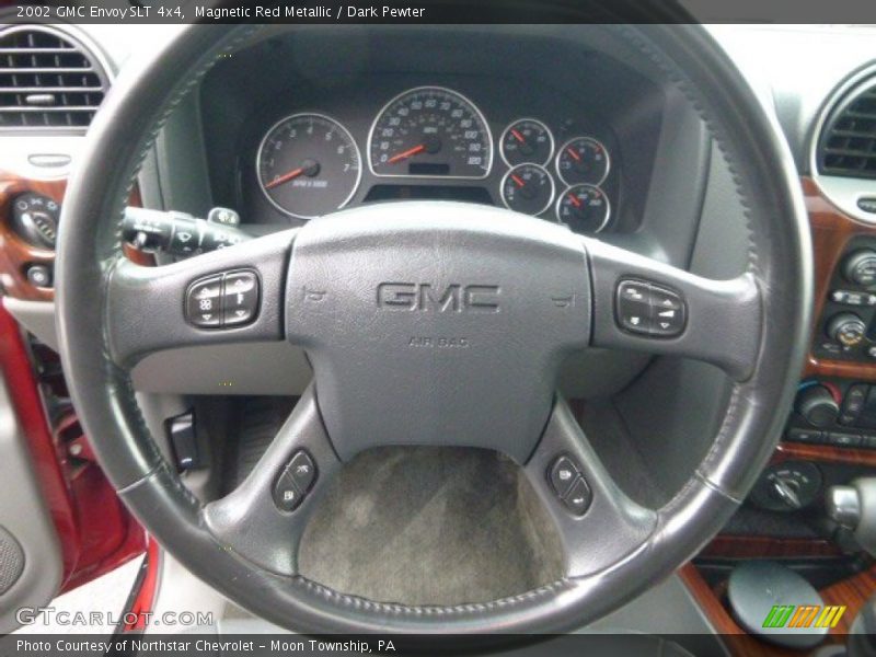 Magnetic Red Metallic / Dark Pewter 2002 GMC Envoy SLT 4x4