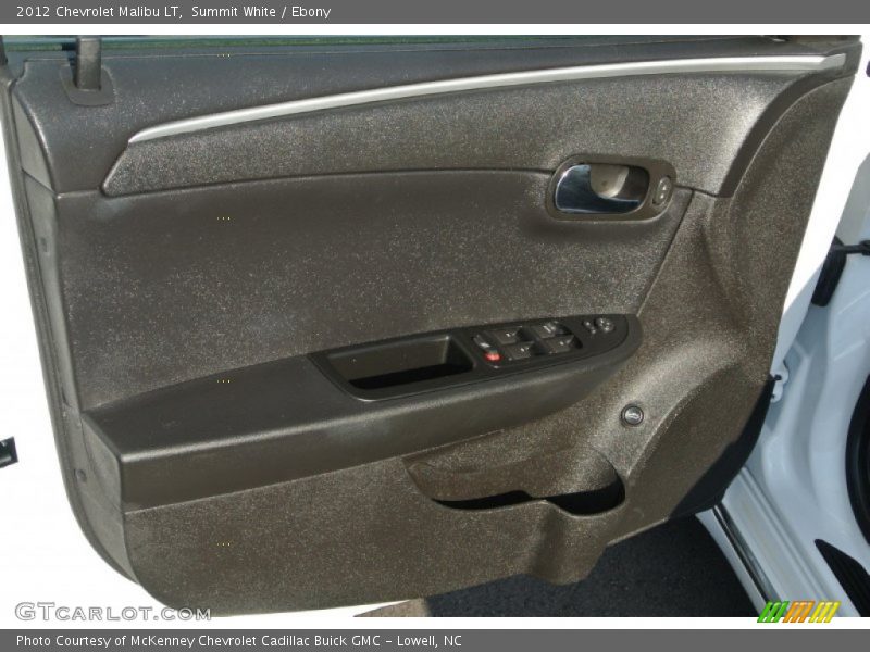 Summit White / Ebony 2012 Chevrolet Malibu LT