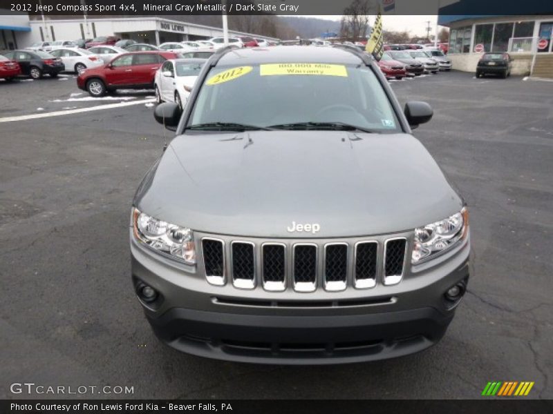 Mineral Gray Metallic / Dark Slate Gray 2012 Jeep Compass Sport 4x4