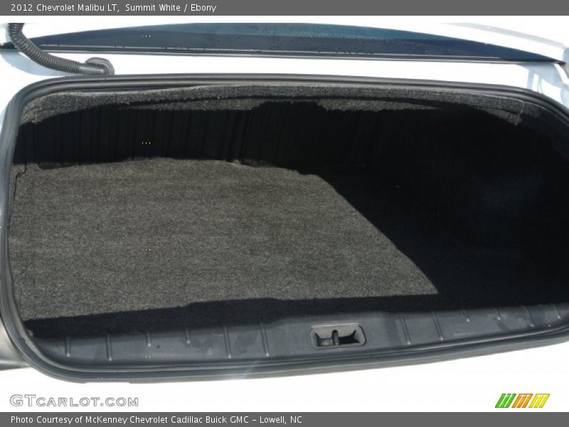 Summit White / Ebony 2012 Chevrolet Malibu LT