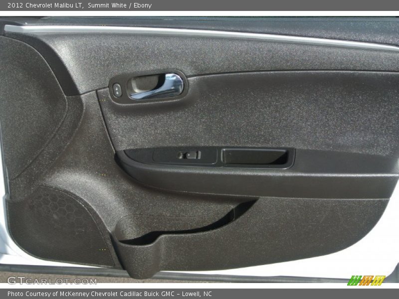 Summit White / Ebony 2012 Chevrolet Malibu LT