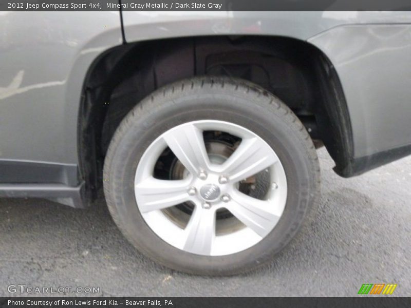 Mineral Gray Metallic / Dark Slate Gray 2012 Jeep Compass Sport 4x4