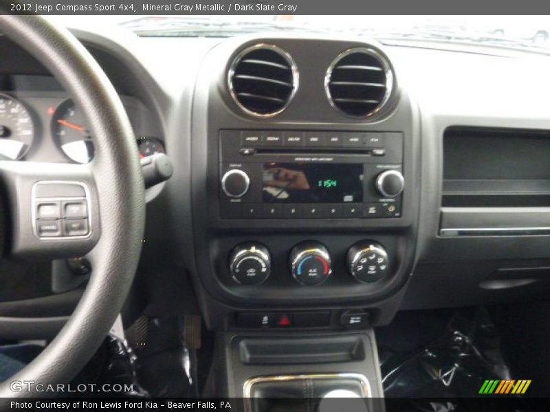 Mineral Gray Metallic / Dark Slate Gray 2012 Jeep Compass Sport 4x4
