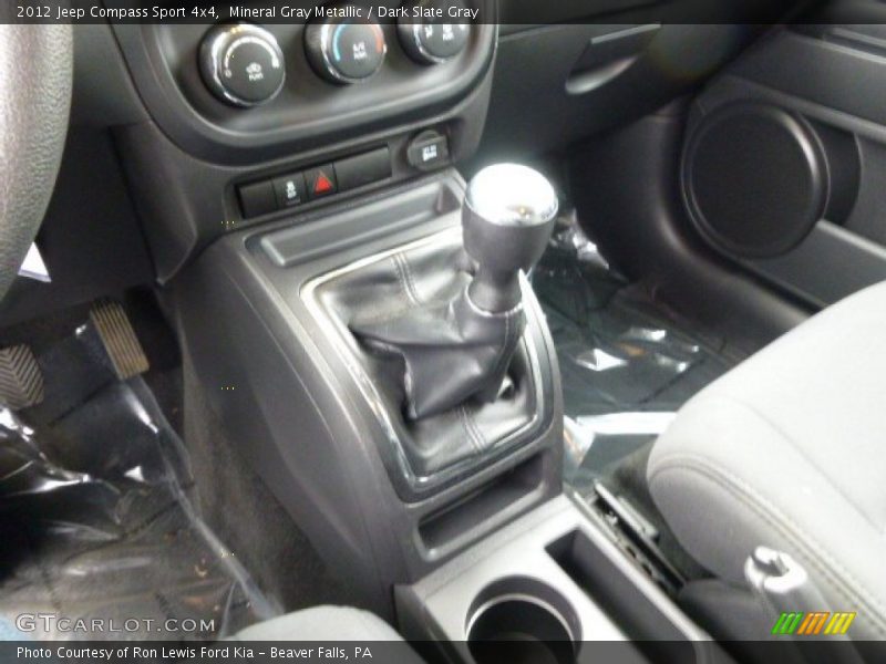 Mineral Gray Metallic / Dark Slate Gray 2012 Jeep Compass Sport 4x4