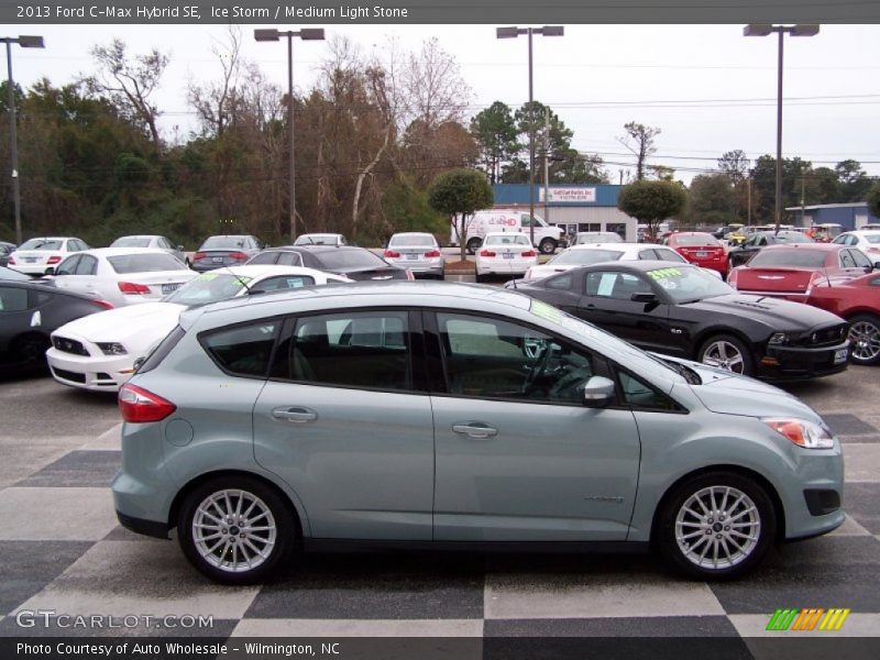 Ice Storm / Medium Light Stone 2013 Ford C-Max Hybrid SE