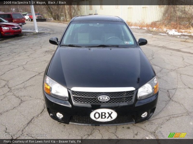 Black / Black 2008 Kia Spectra 5 SX Wagon