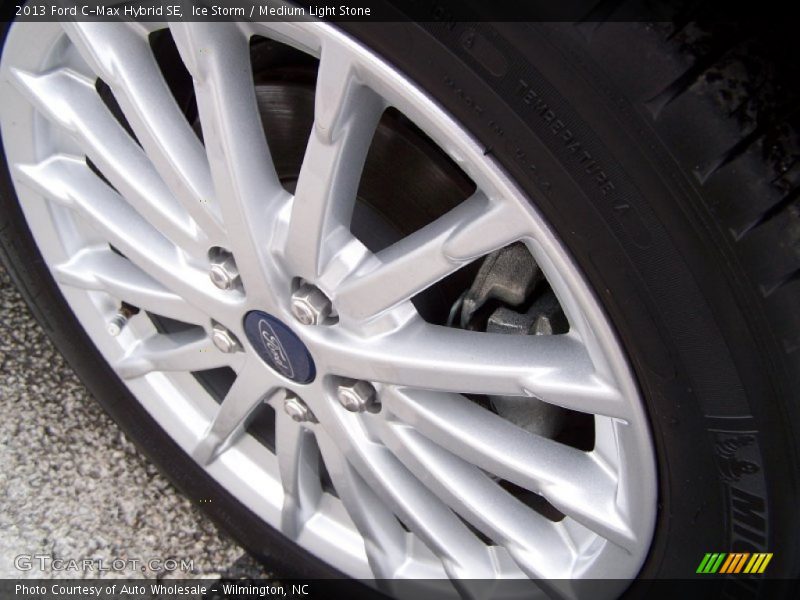 Ice Storm / Medium Light Stone 2013 Ford C-Max Hybrid SE