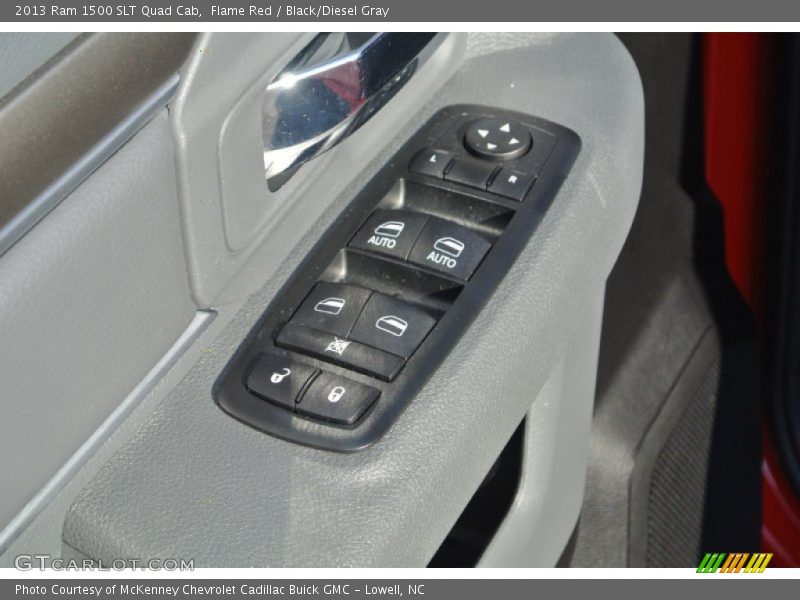 Flame Red / Black/Diesel Gray 2013 Ram 1500 SLT Quad Cab