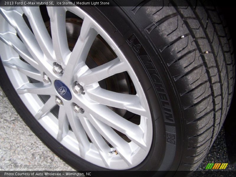 Ice Storm / Medium Light Stone 2013 Ford C-Max Hybrid SE