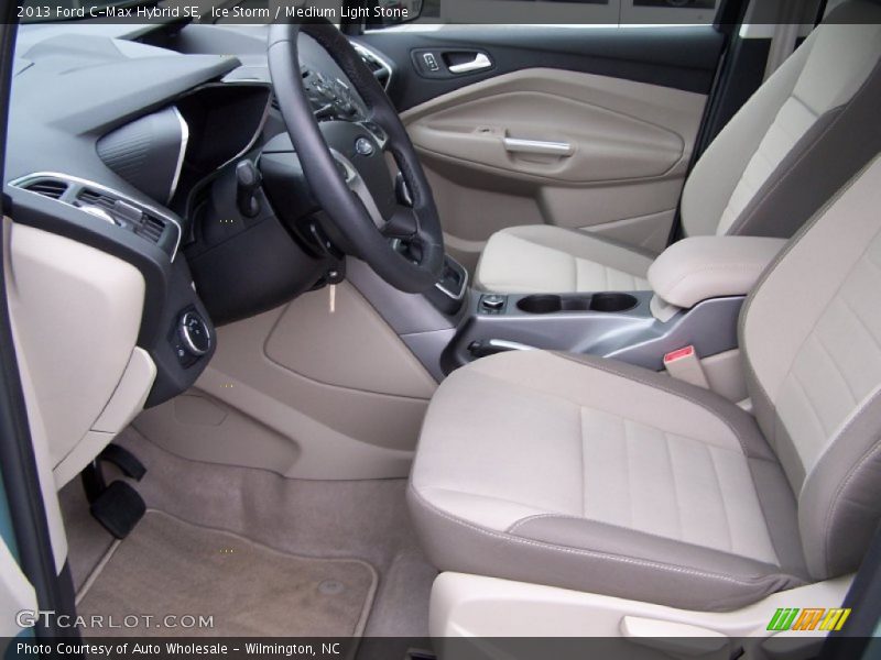 Ice Storm / Medium Light Stone 2013 Ford C-Max Hybrid SE