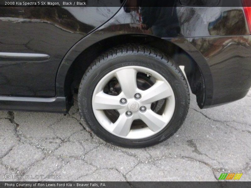 Black / Black 2008 Kia Spectra 5 SX Wagon