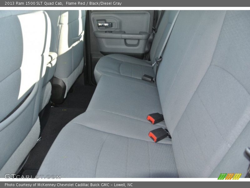 Flame Red / Black/Diesel Gray 2013 Ram 1500 SLT Quad Cab